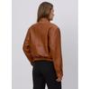 Куртка кожаная в Цвете Виски FAN LEATHER