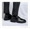 Men's Black Leather Martin Boots - British Style Casual Formal Shoes for Summer 2025