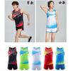 Track Field Suit Breathable Quick Dry Athletic Shirts Unisex Running Training Sportswear