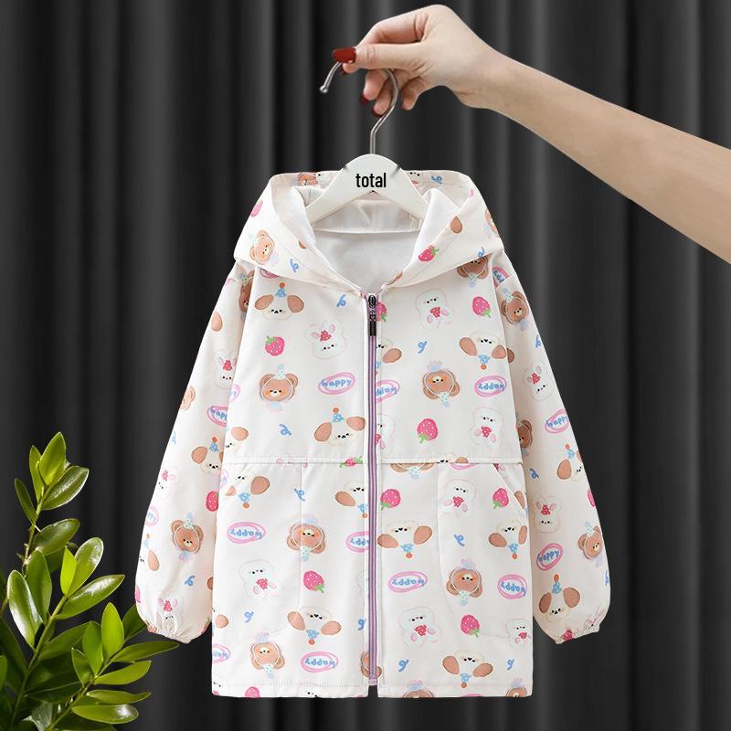 Children's Waterproof Stain-Resistant Raincoat and Down Jacket for Boys and Girls