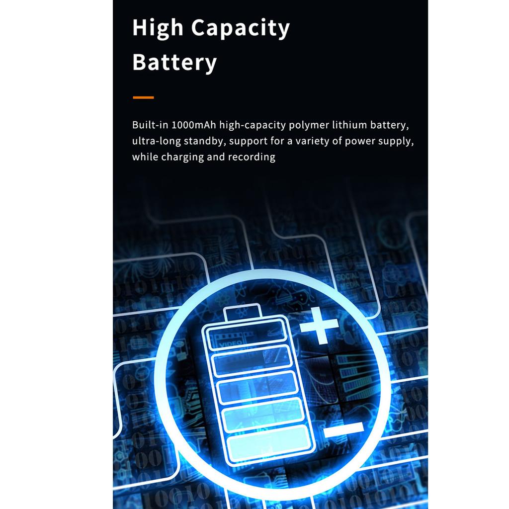 Body Worn Camera 1080P HD Wireless Motion Detection Wide Angle Wearable Pocket Camcorder with