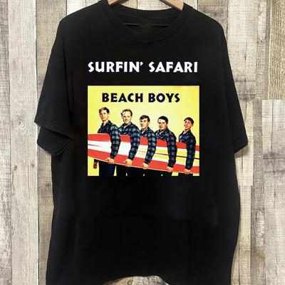 NEW The Beach Boys Black Cotton All Size S-5XL Gift For Fans  AD279 Unisex T-Shirt