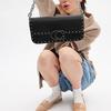 Coach Idol 23 Studded Magnetic Closure Leather Tote Shoulder Crossbody Bag Medium Women Bags Black CU038-LHBLK