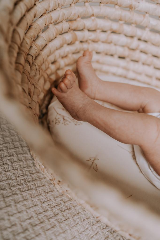 Carrycot Sheet 2-Pack Black Dots/Grey Dots