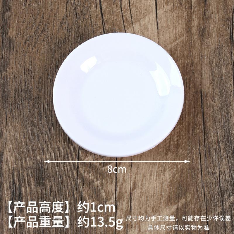 Mini Miniature Simulation Plate Small Bowl Tableware Diy Food Play Accessories Mini Container Play House Kitchen Toys