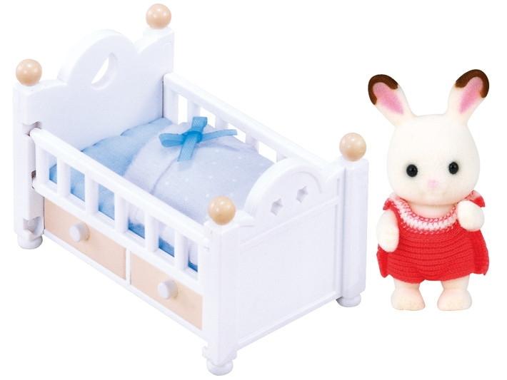 Buy Sylvanian Families Poupees Et Accessoires Bebe Lapin Chocolat Lit Chocolate Rabbit Baby Set At Affordable Prices Free Shipping Real Reviews With Photos Joom