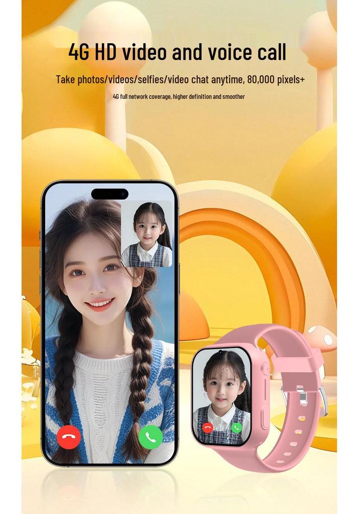 2026 5G Waterproof Children's Smartwatch with Camera & GPS