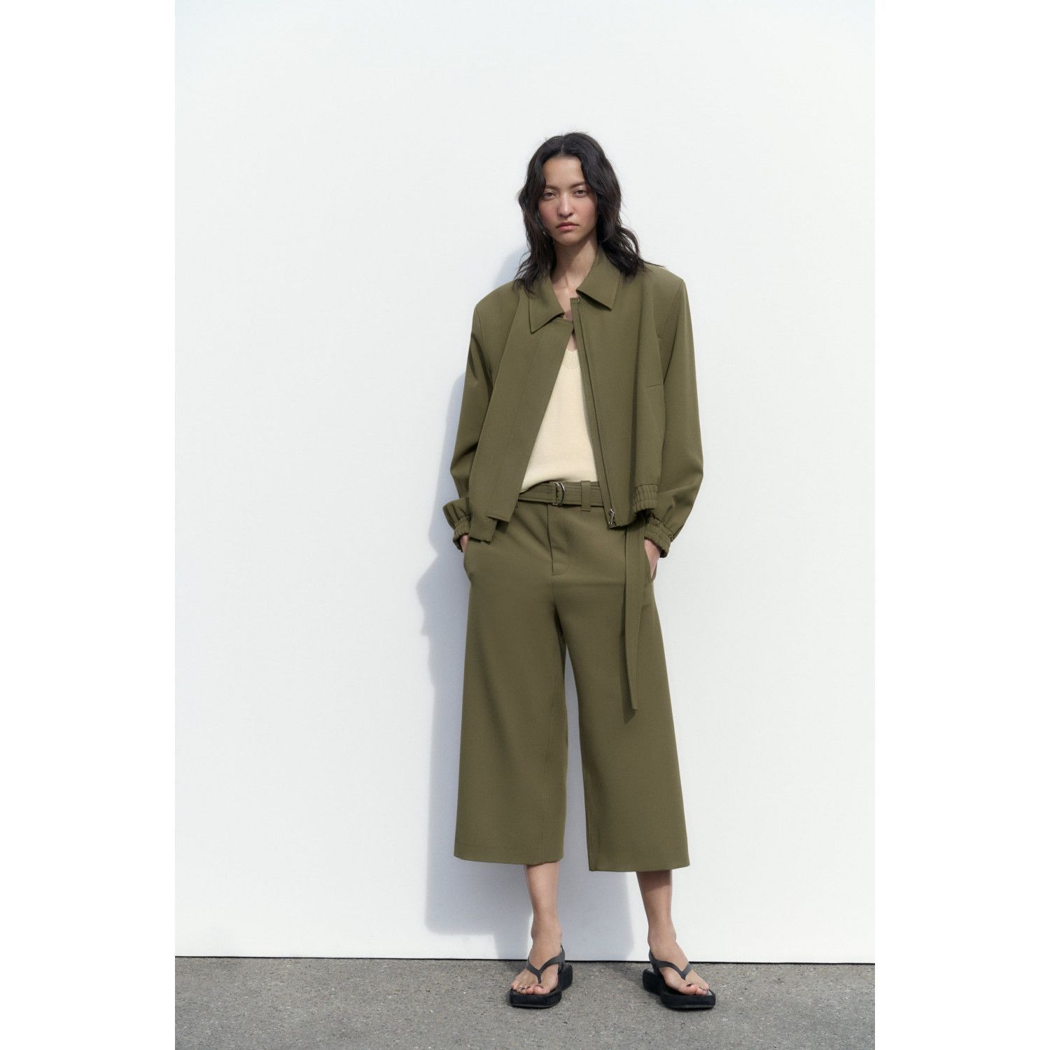 

CULOTTES WITH BELT