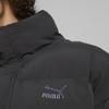 Puma Logo Embroidered Zipper Stand Collar Cotton Jacket Men Jacket Black 535573-01