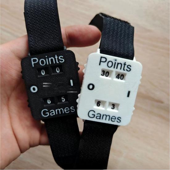 Tennis Score Counter Watch with Adjustable Wristband Portable Lightweight Pickleball Padel