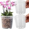 5/1 Piezas Macetas de Inicio Transparentes Maceta DIY Contenedor de Semillero Maceta con Agujero de Drenaje Macetas para Semillas de Flores de Jardín para el Hogar
