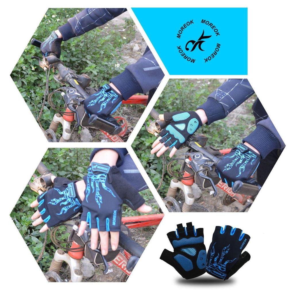 New Mountain Road Bike & Motorcycle Half-Finger Riding Gloves for Outdoor Sports