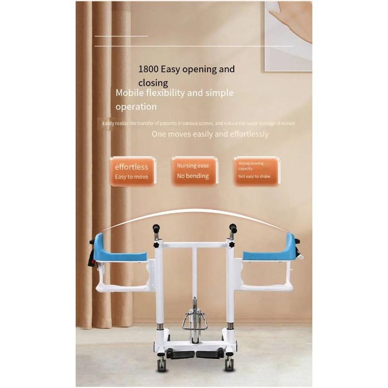 Multifunktioneller Toilettenstuhl für ältere Menschen, Patientenlifter-Transferstuhl, hydraulischer Transferstuhl für ältere Menschen, Rollstuhl