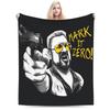 Superweiche Decken Mädchen Jungen Picknick The Dude Big Lebowski Überwurf Flanell Tagesdecke für Couch Sessel Sofa Bett Sofa Bett