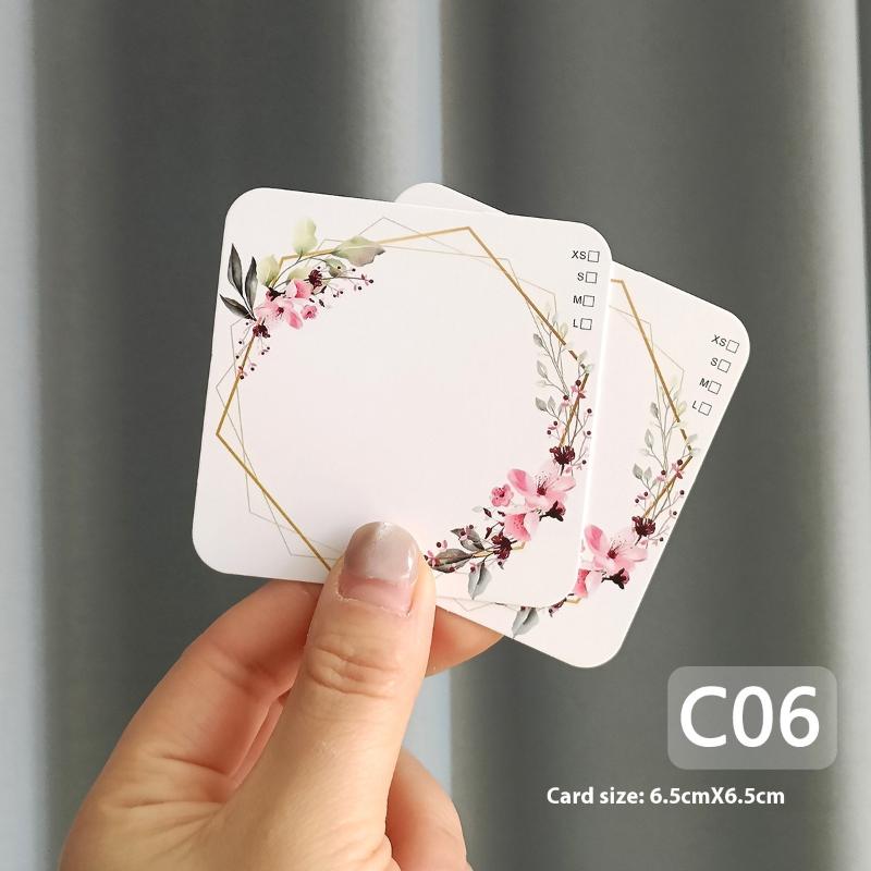 20 Sheets Press On Nail Bottom Flower Pattern Cardboard Photo Prop Handmade False Nail Art Tips Display Show Card Manicure Tools