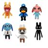 25-33cmHorror Animal Hospital Plush ToyBlue Dog Soft Stuffed Cartoon Doll CollectibleFor Adult Fans Home Decoration Cuddly Gift