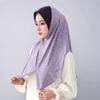 Ramadan Prayer Instant Hijab Women Soft Muslim Ready To Wear Hijabs Breathable Jacquard Shawl Wrap Scarf Headscarf