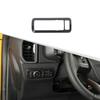 Carbon Fiber Front Headlight Switch Trim Cover Bezels for Ford Bronco Sport 21+