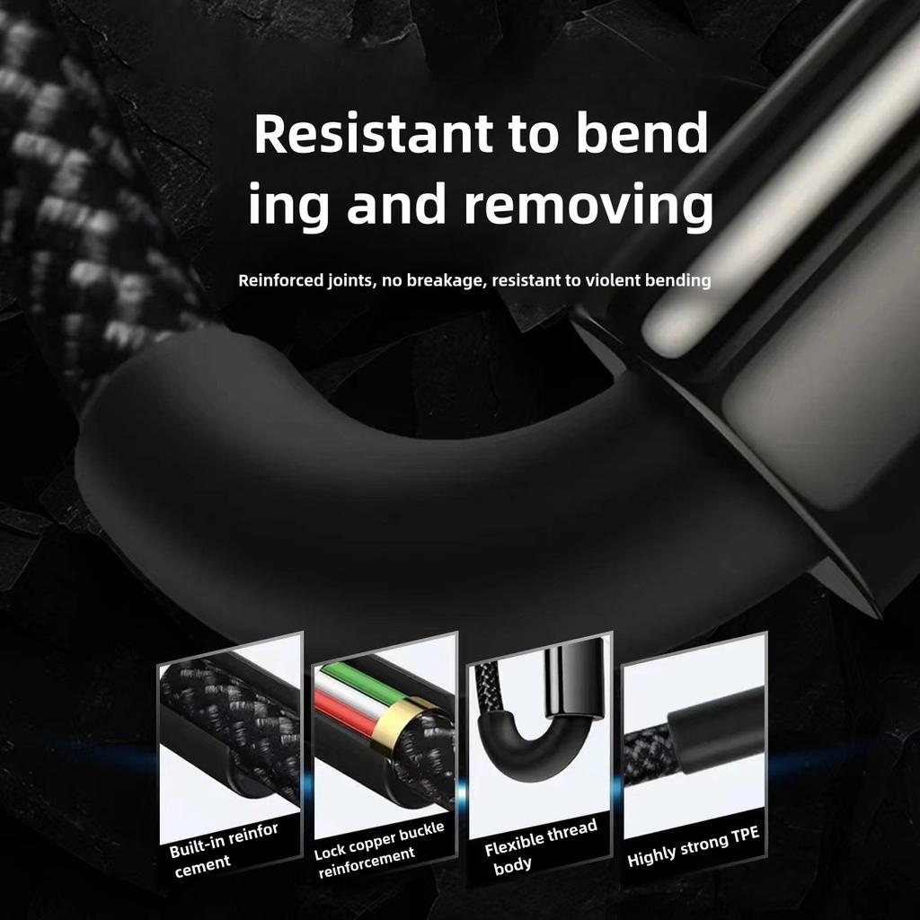 240W Zinc Alloy Super Fast Charge Type-C to Type-C Data Cable for iPhone15 Samsung Xiaomi  MacBook