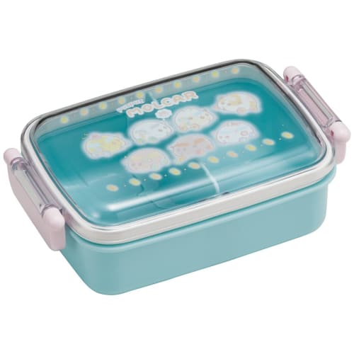 Skater Children's Lunch Box, 450ml, Antibacterial, Featuring Puipui Molcar Fluffy Crayons, Made in Japan (RBF3ANAG-A)