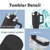40 Oz Tumbler with Handle and Straw 100% Leak Proof Tumblers Cup Stainless Steel Insulated Travel Coffee Mug for Car Cup Holder