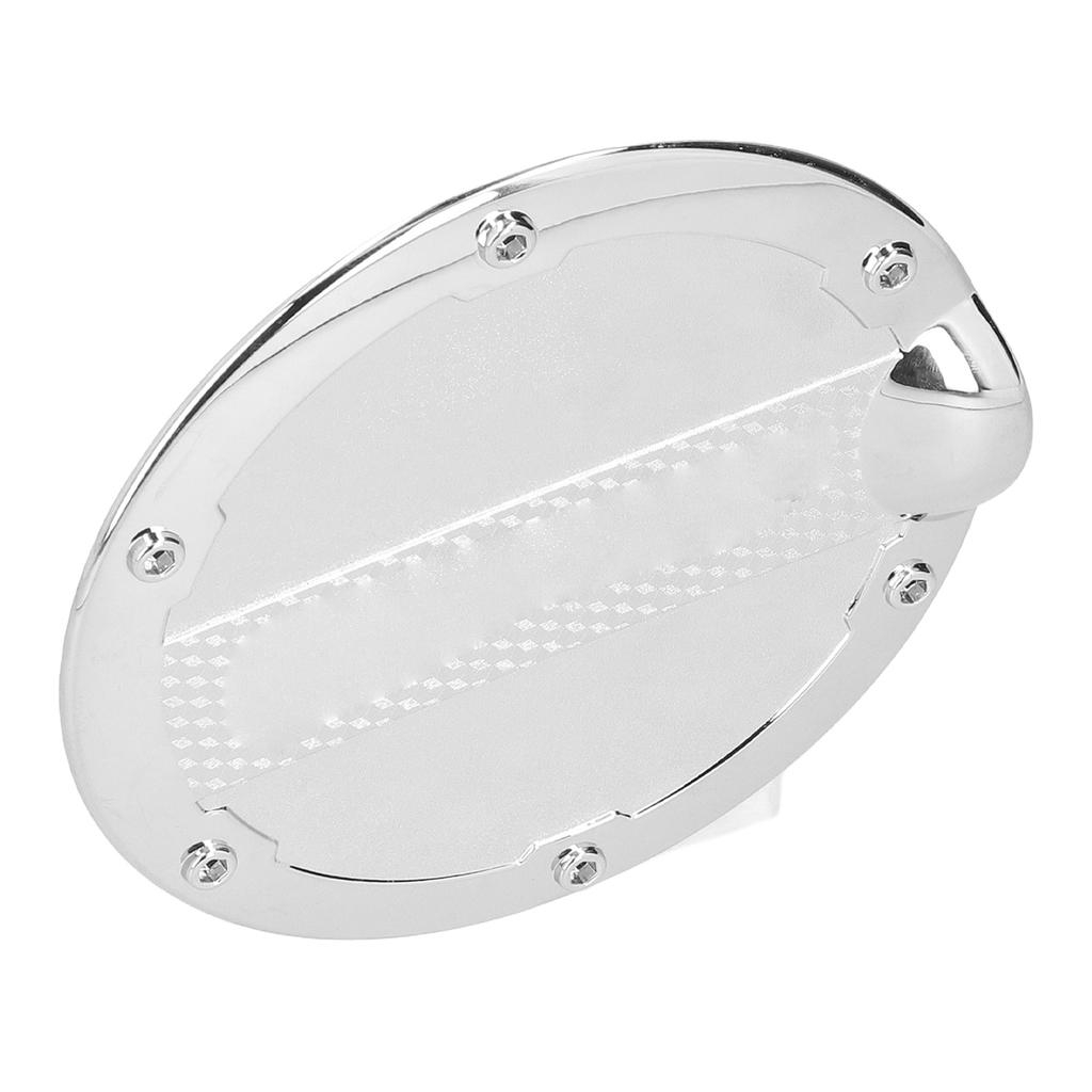 Electroplated Fuel Door Gas Oil Filler Cover Trim Replacement for 2016 2017