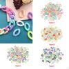 300Pcs Acrylic Assorted Color Linking Rings Connectors for Glasses Bags Earring Necklace Jewelry