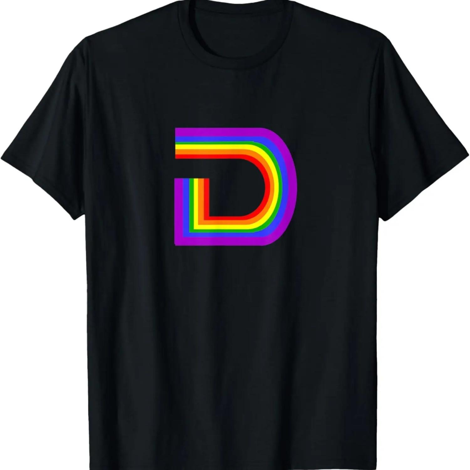 

City of Dallas Texas LGBTQ Gay Pride Rainbow T-Shirt XXXXXL чорний