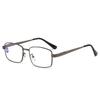 Men Metal Large Frame Anti Blue Reading Glasses Women Presbyopia Eyewear 50-600 High-end High-definition Presbyopia Glasses