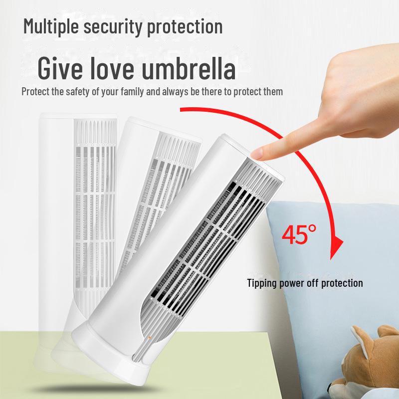 "New Electric Desktop Heater - Fast Heating, Temperature Controlled for Convenient Home Use In Winter."