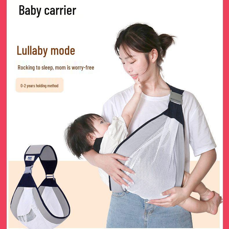 Multifunctional Front-Facing Baby Carrier with Horizontal Hold and Waist Stool for Newborns