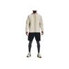 Under Armour Rush Series Legacy Color Block Logo Training Zip-Up Jacket Men Jackets Lime White 1366186-279