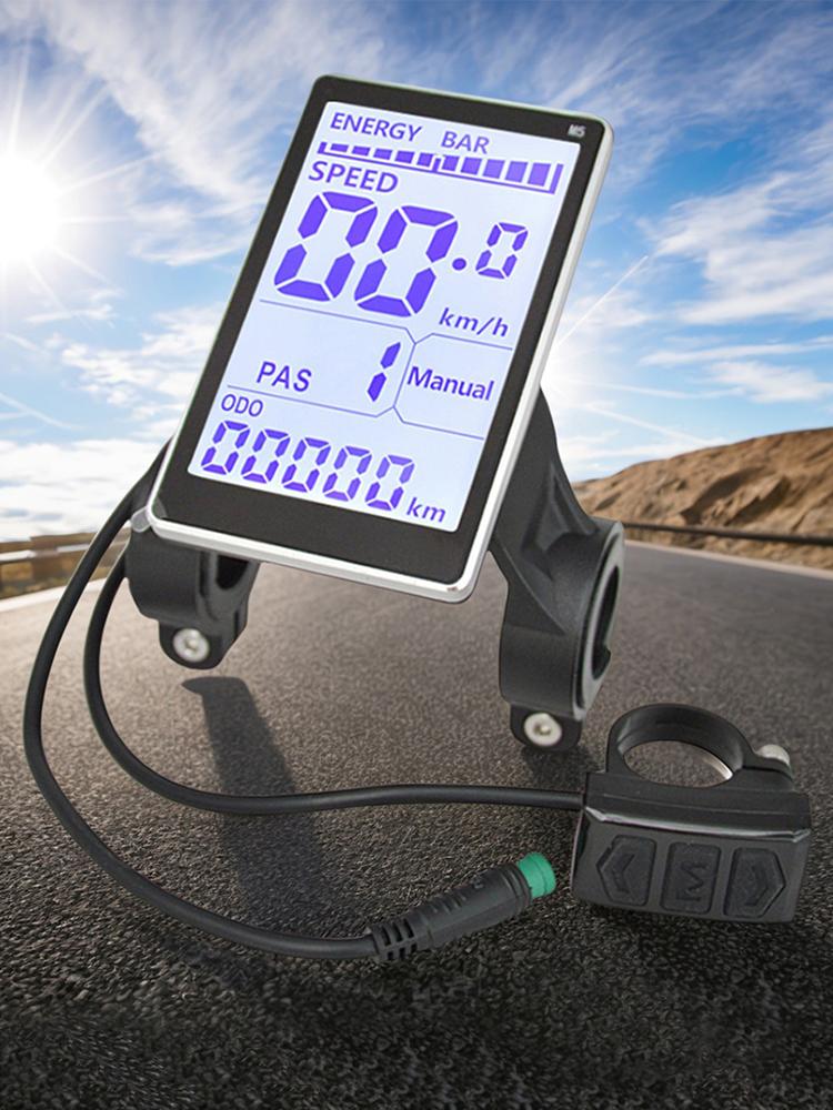 E-bike Display Universal Electric Bike LCD Display Screen Electric Scooter Panel Screen for Mountain Electric Bike Parts