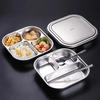Lijia 304 Stainless Steel 5-Compartment Meal Tray
