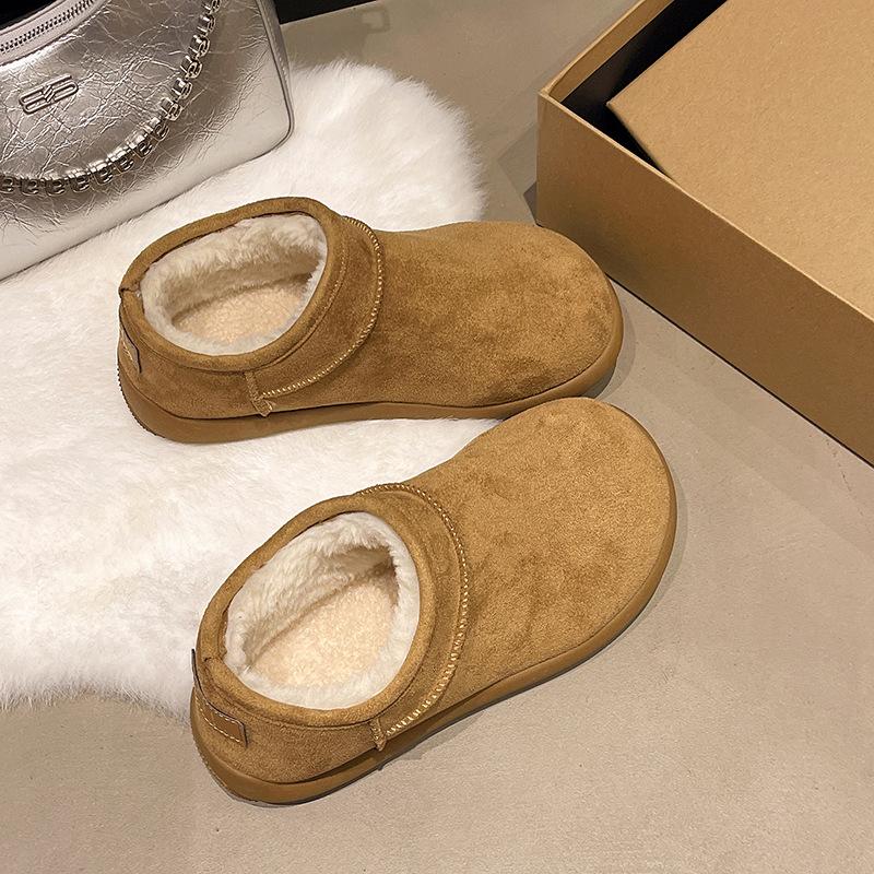 Women's thick-soled fashion footsteps winter lightweight warm anti cold snow boots non-slip casual sneakers cotton boots
