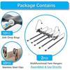 Magic Pants Hanger Saves Space - Used for Multiple Layers of Multifunctional Wardrobes, Pants Scarves, Slack Rack Organizer