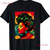 Big Beautiful Afro Women African American Colorful Art T Shirt Vintage Washed Fashion Stylish Streetwear Casual Slightly
