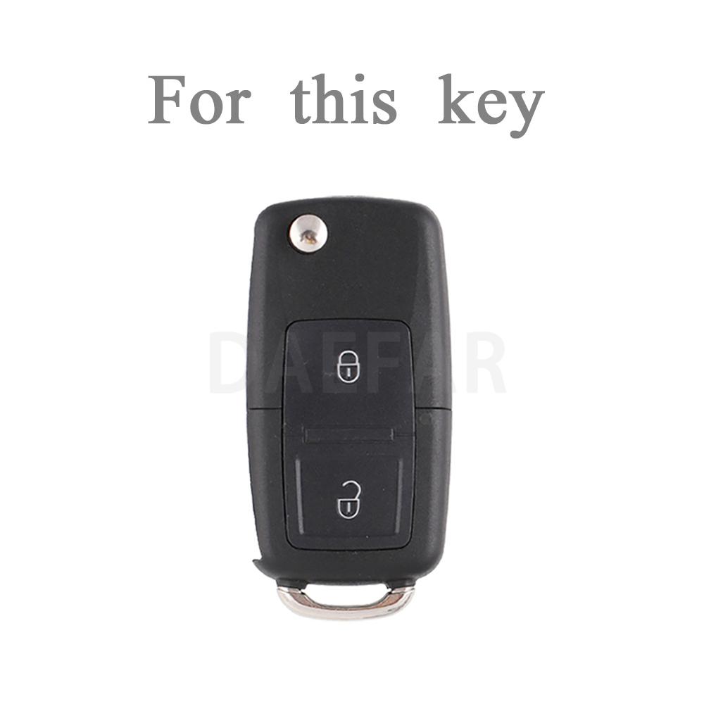 TPU Autoschlüsselhülle Abdeckung Schale Für VW Volkswagen Golf 4 5 6 Mk4 Amarok Polo Bora Jetta Altea Alhambra Passat Käfer Caddy Tiguan