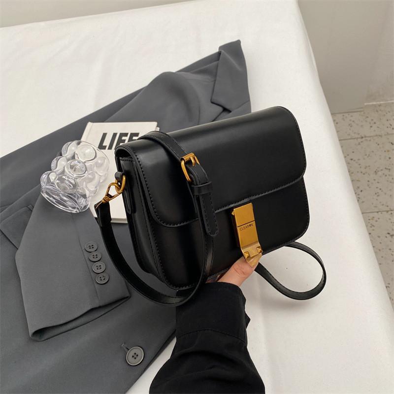 Elegant Cross-border Trendy Shoulder Bag For Women Stylish And Practical Perfect For Daily Use чёрный