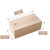 Natural Wood Storage Box - Versatile and Stylish Organizer for Home and Office - Durable and Eco-Friendly Design