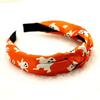 Horrible Pumpkin Head Headband Gothic Halloween Hair Hoop Exaggerated Ghost Print Hairband  Party