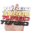 9.7 * 1.1CM Car 3D zinc alloy metal turbocharged TURBO car logo sticker for automobiles