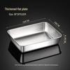 Food Grade Stainless Steel Rectangular Tray for Tiramisu or Cooked Foods