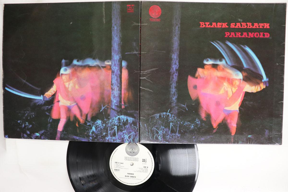 Виниловая пластинка BLACK SABBATH Paranoid 6360011 VERTIGO 1970 UK Metal Б/у