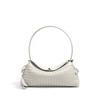 Minimalist retro woven bag texture premium commuter shoulder bag lightweight and versatile daily messenger bag women