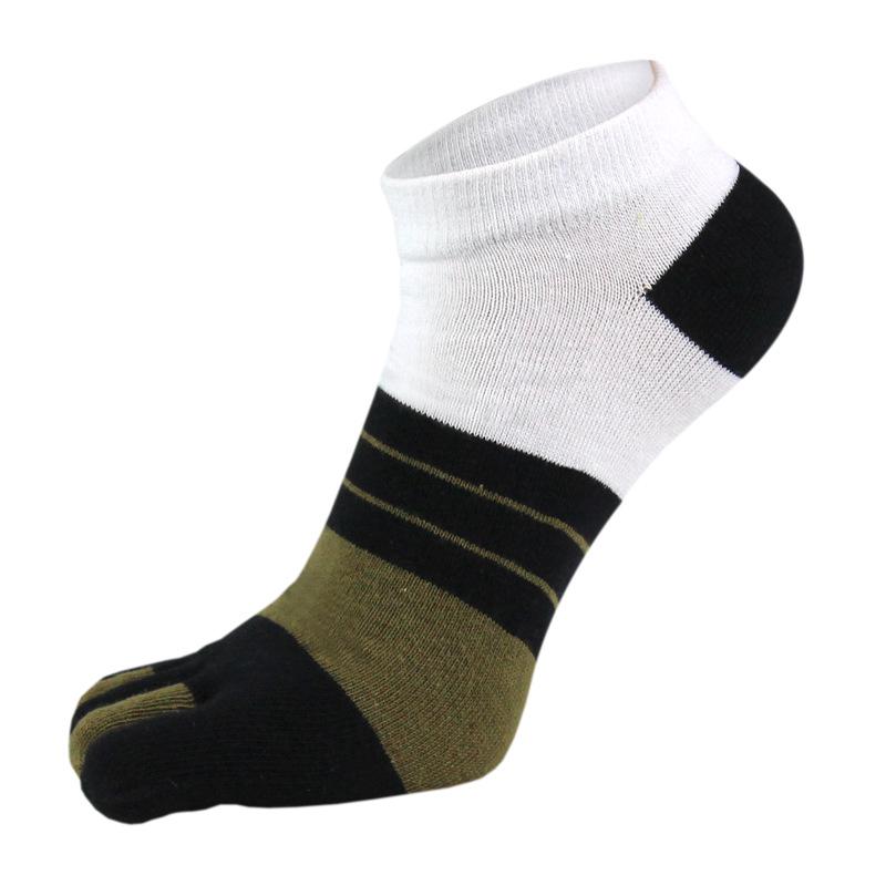 Men's Cotton Five-Toe Ankle Socks - Summer Thin Style