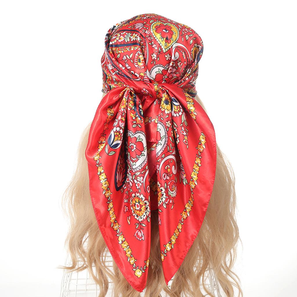 AWAYTR Cashew Pattern Headband Hair Scarf Bands for Women Party Headwear Cartoon Print Bandana Turban Hairband Headpiece