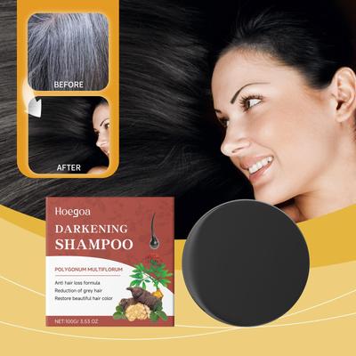 Hair Darkening Shampoo Bar, Daily Scalp Cleansing for Shiny Smooth Hair, Natural Hair Care Darkening Soap