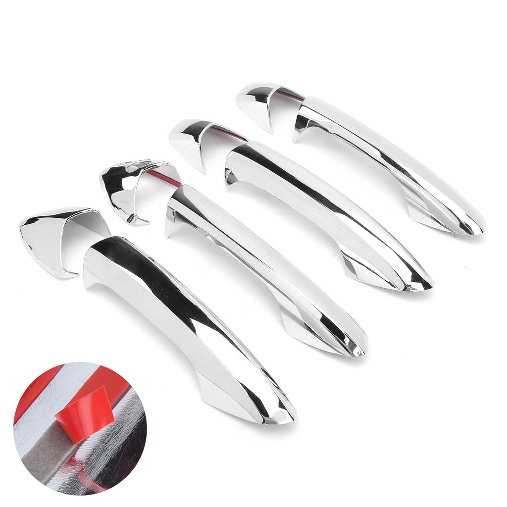 4PCS Exterior Door Handle Cover Chrome Plated Replacement for CClass W204 20082013