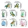 Turtle-themed Birthday Party Decoration Set Flag-pulling Spiral Birthday Party Decoration Venue Arrangement